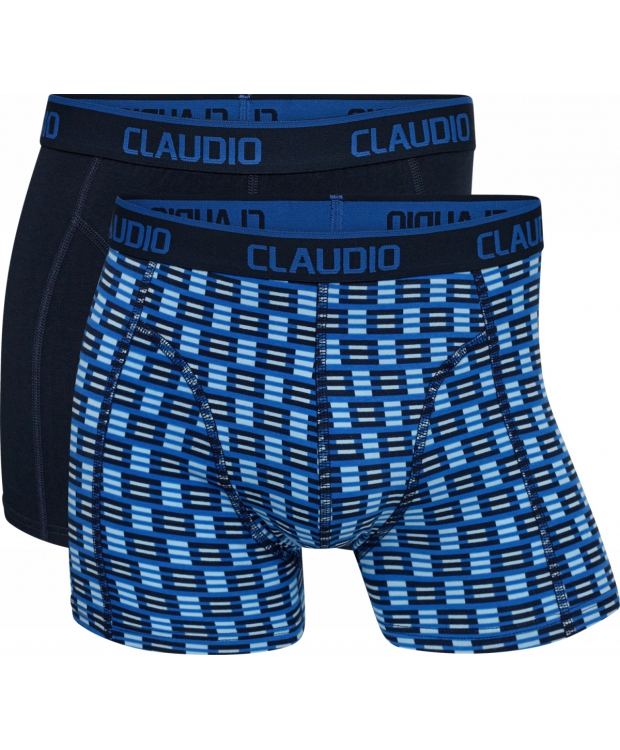 Claudio 2pak underbukser/trunks i blå til herre billede 1