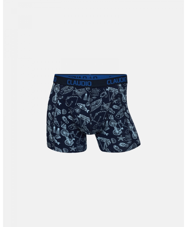 Claudio 2pak underbukser/trunks i multifarvet til herre billede 2