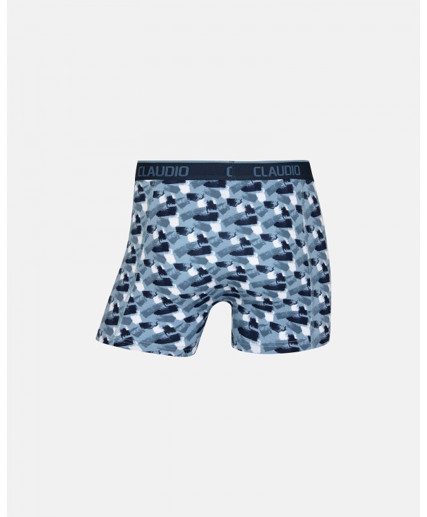 Claudio 2pak underbukser/trunks i blå til herre billede 3