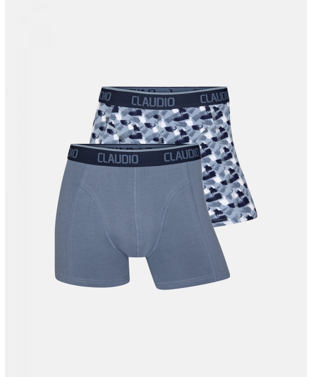 Claudio 2pak underbukser/trunks i blå til herre billede 1