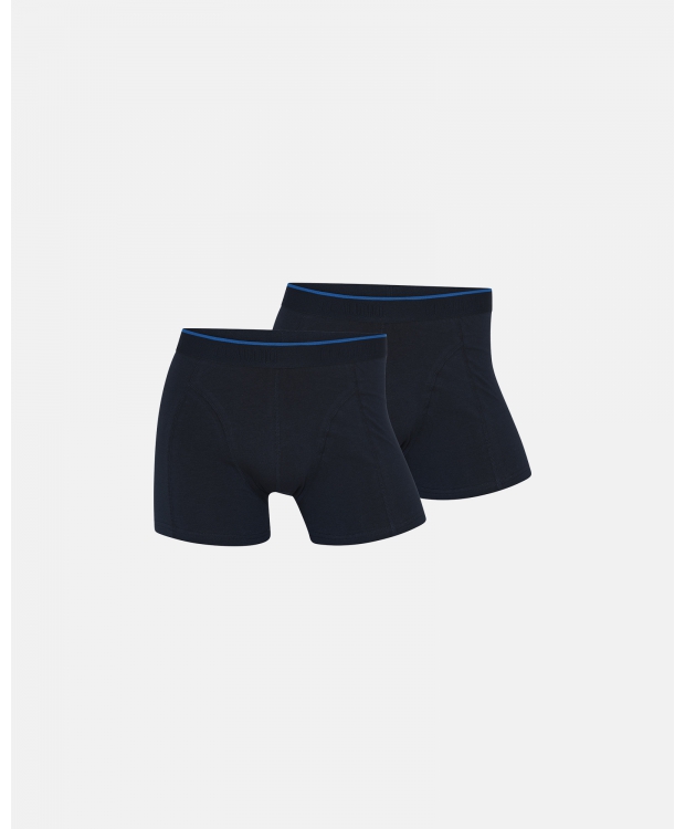 Claudio 2pak underbukser/trunks i navy til herre billede 1