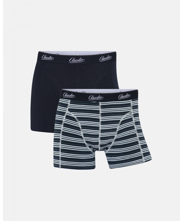 Claudio 2pak underbukser/trunks i multifarvet til herre billede 1