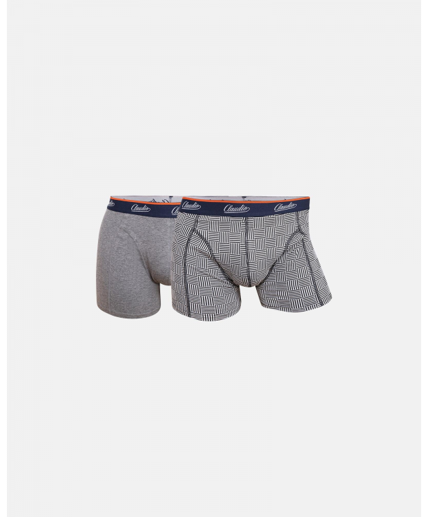 Claudio 2pak underbukser/trunks i grå til herre billede 1