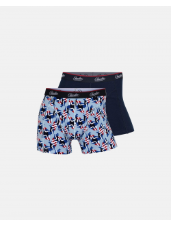 Claudio 2pak underbukser/trunks i multifarvet til herre