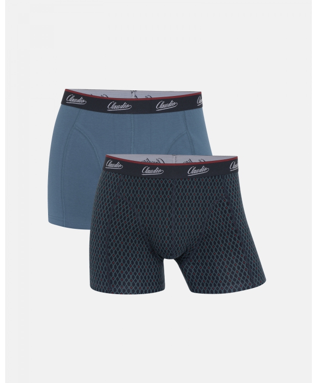 Claudio 2pak underbukser/trunks i multifarvet til herre billede 1