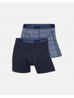 Claudio 2pak underbukser/trunks i multifarvet til herre