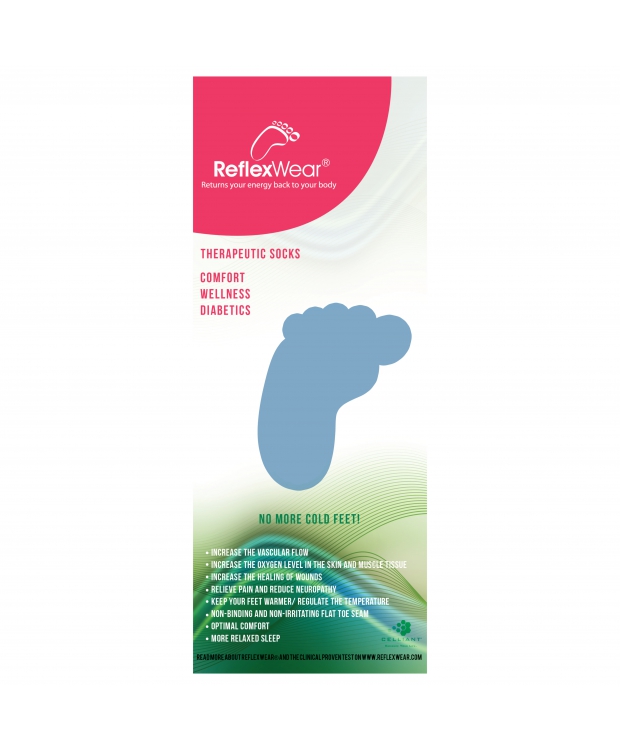 ReflexWear tykke Celliant komfortstrømper sort unisex billede 2