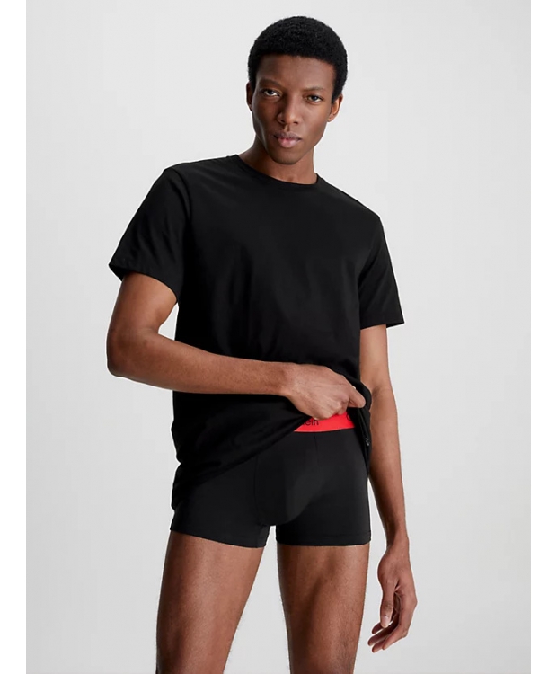 Calvin Klein 3pak t-shirt i sort til herre – Regular fit billede 2