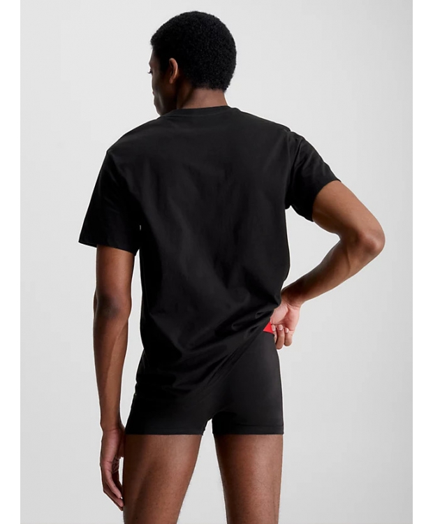 Calvin Klein 3pak t-shirt i sort til herre – Regular fit billede 3