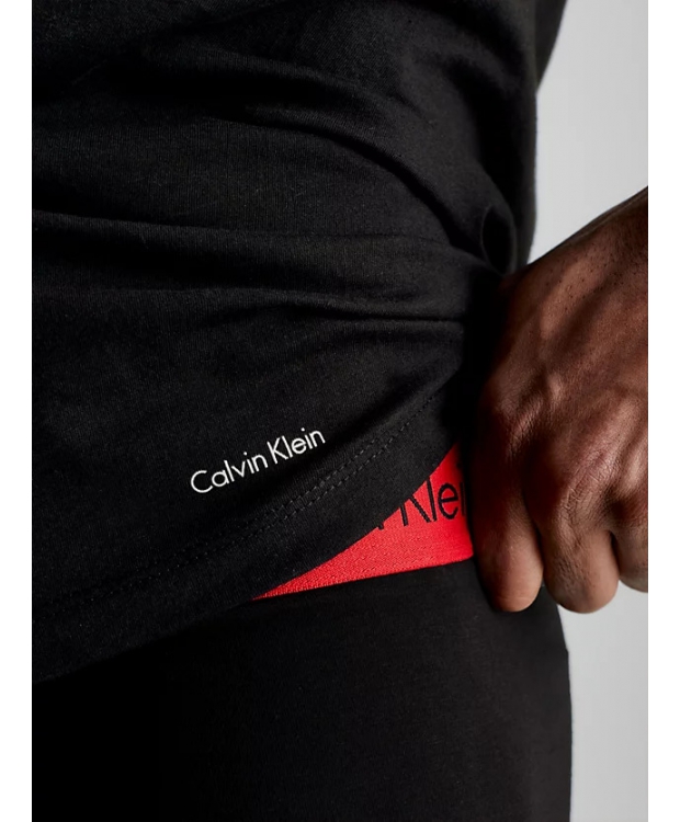 Calvin Klein 3pak t-shirt i sort til herre – Regular fit billede 4