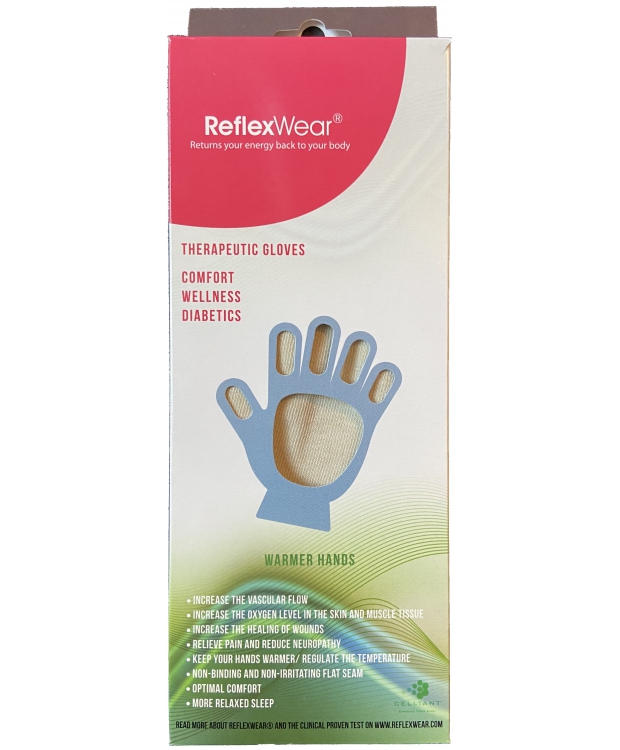 12 par ReflexWear tynde Celliant handsker naturale unisex – detaljebillede 2