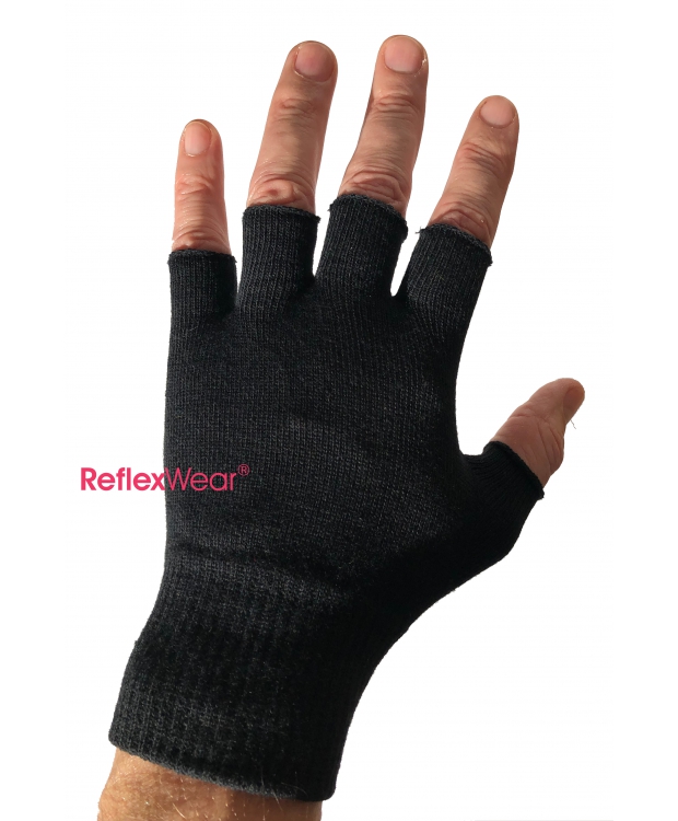 ReflexWear fingerløse Celliant handsker sort unisex billede 2