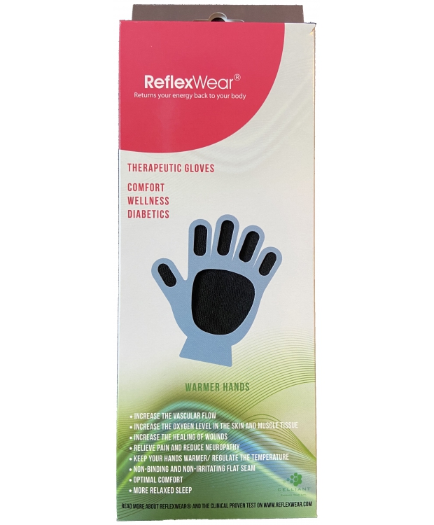 ReflexWear fingerløse Celliant handsker sort unisex billede 3