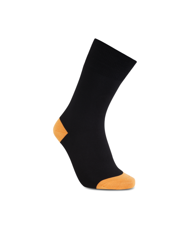 iZ Sock bambusstrømper sort/orange unisex outlet billede 7