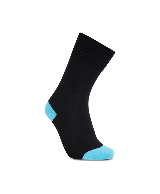 iZ Sock bambusstrømper sort/turkis, unisex billede 7
