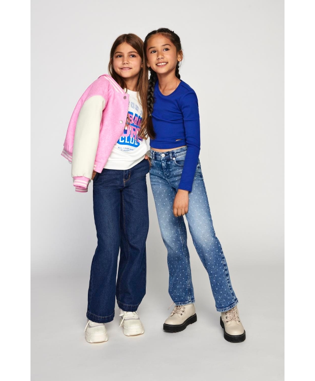 KIDS ONLY denimbukser i mørkeblå til piger billede 3