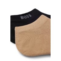 BOSS 2pak bambus ankelstrømper i multifarvet til herre - OUTLET