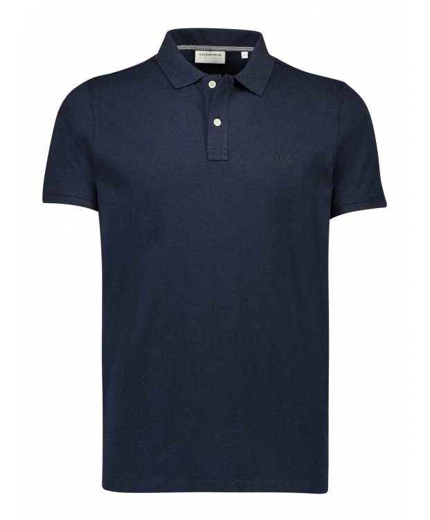 Lindbergh kortærmet Polo i navy til herre billede 2