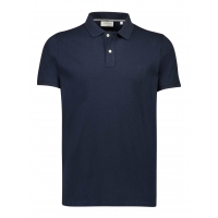 Lindbergh kortærmet Polo i navy til herre