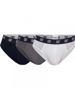 CR7 Basic Brief 3-pak bomuldsunderbukser til herre – multifarvet