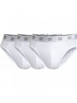 CR7 Main Basic Brief 3-pak underbukser i hvid til herre