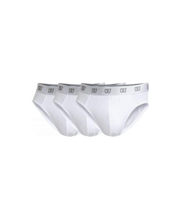 CR7 Main Basic Brief 3-pak underbukser i hvid til herre billede 1