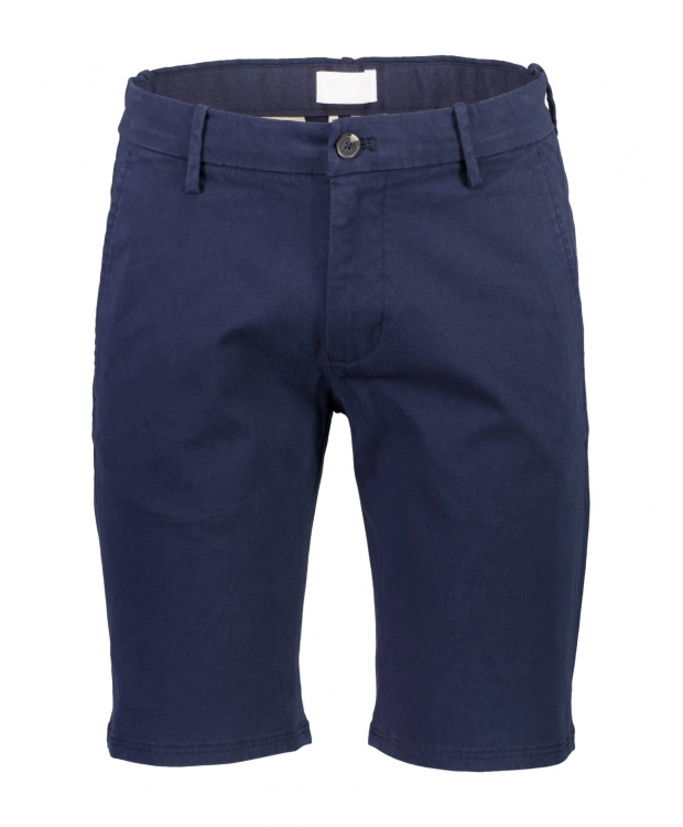 Lindbergh Superflex Chino Shorts i navy til herre billede 3