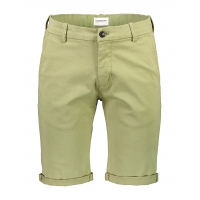 Lindbergh Superflex Chino Shorts i lys armygrøn til herre - OUTLET