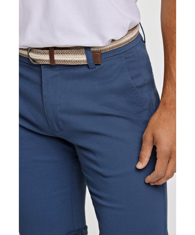 Lindbergh Superflex shorts i navy m. bælte til herre billede 4