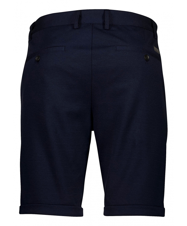Lindbergh Plisserede shorts i navy til herre billede 3