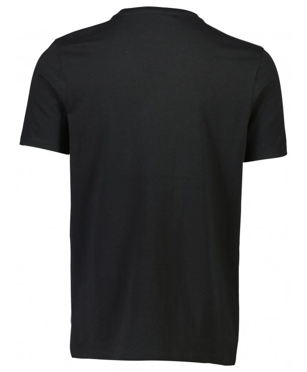 Lindbergh O-Neck T-shirt i sort m. logo til herre billede 3