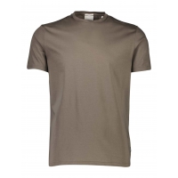 Lindbergh O-Neck T-Shirt i armygrøn til herre