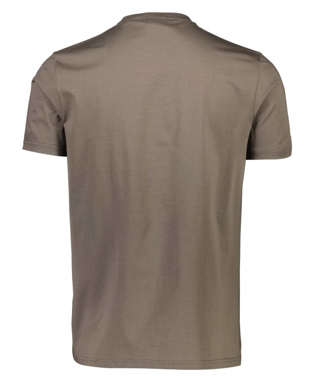 Lindbergh O-Neck T-Shirt i armygrøn til herre billede 3
