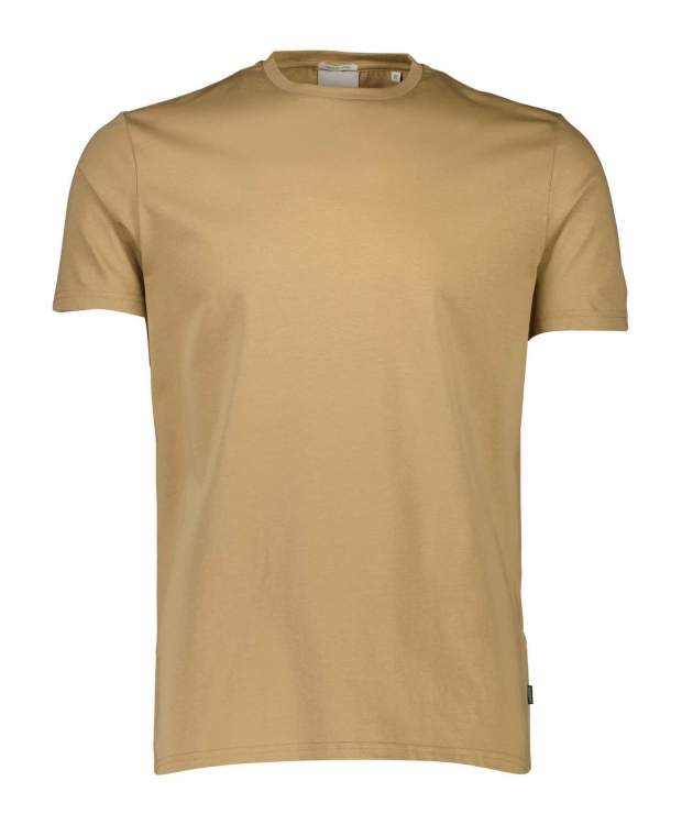 Lindbergh O-Neck T-Shirt i sandfarve til herre billede 2