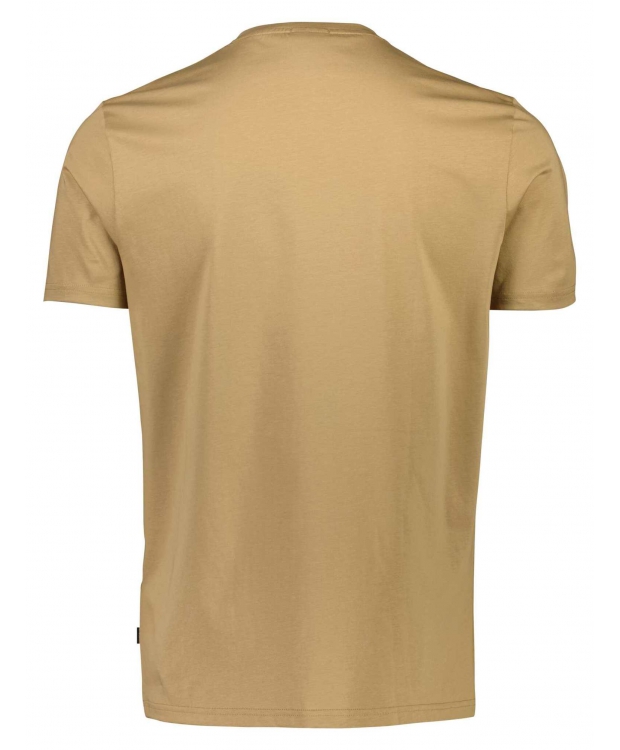 Lindbergh O-Neck T-Shirt i sandfarve til herre billede 3