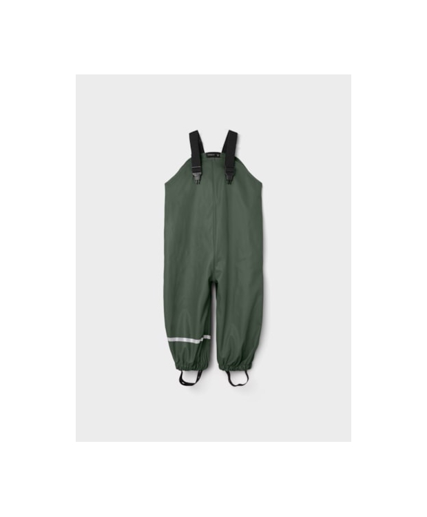 Name It unisex regntøj i mørkegrøn billede 3