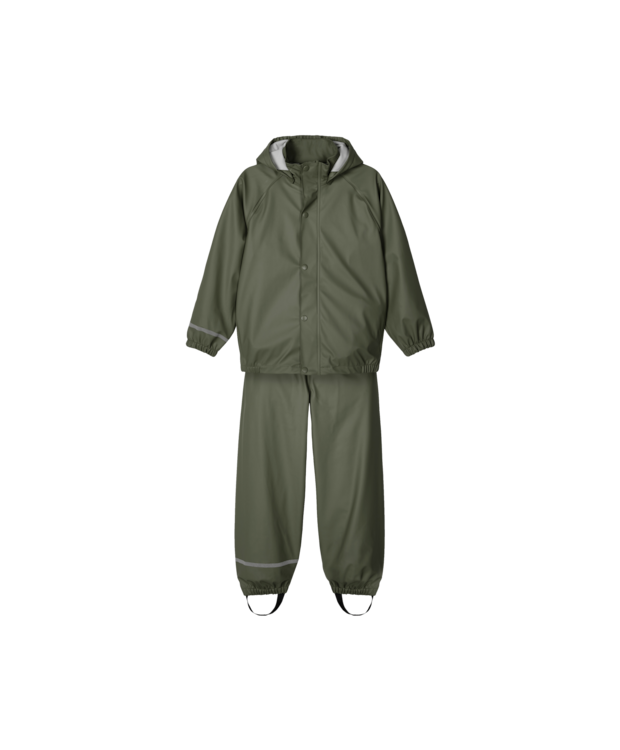 Name It unisex regntøj i mørkegrøn billede 8