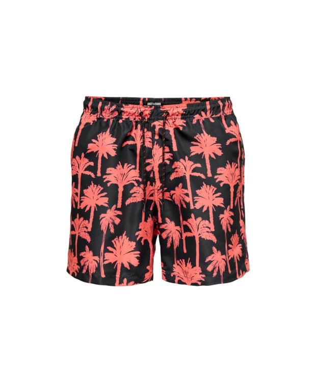 ONLY & SONS Badeshorts i dark navy til herre billede 1