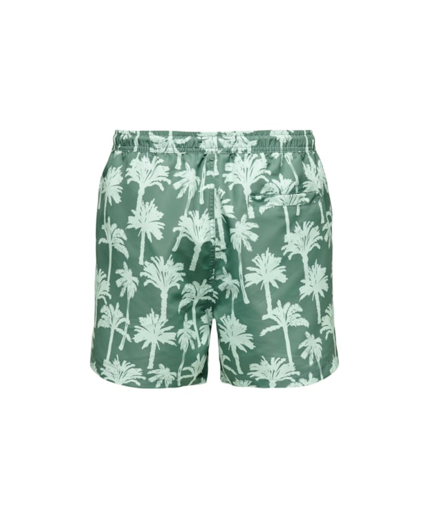 ONLY & SONS Badeshorts i dark forrest til herre billede 3