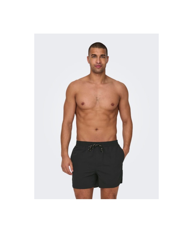 ONLY & SONS Badeshorts i sort til herre billede 3