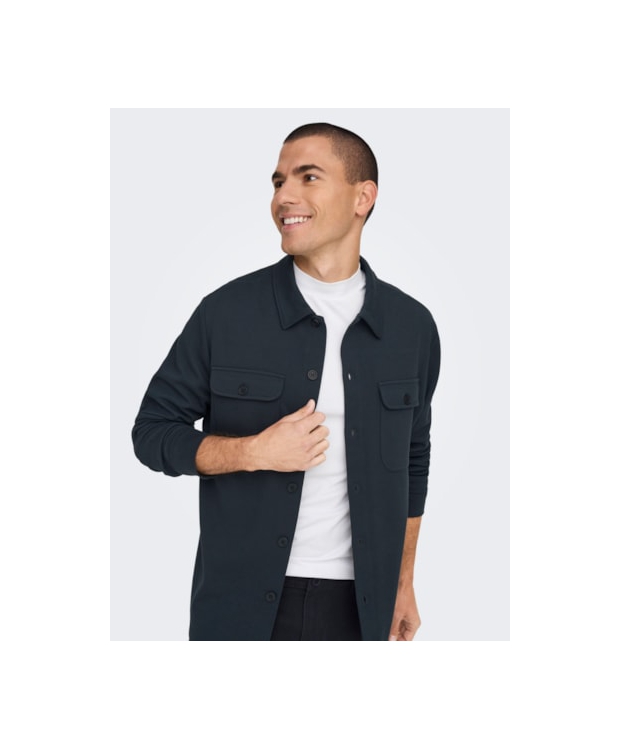 ONLY & SONS Overtrøje i dark navy til herre billede 6
