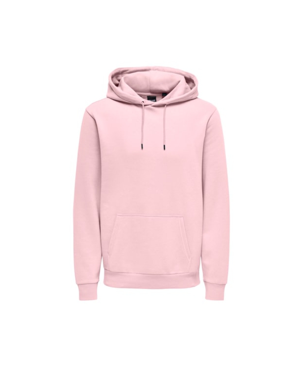ONLY & SONS Hættetrøje i Barely Pink til herre billede 1