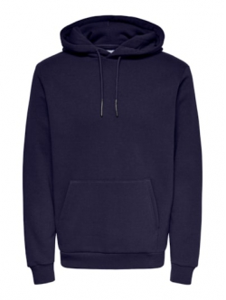 ONLY & SONS Hættetrøje i Evening Blue til herre