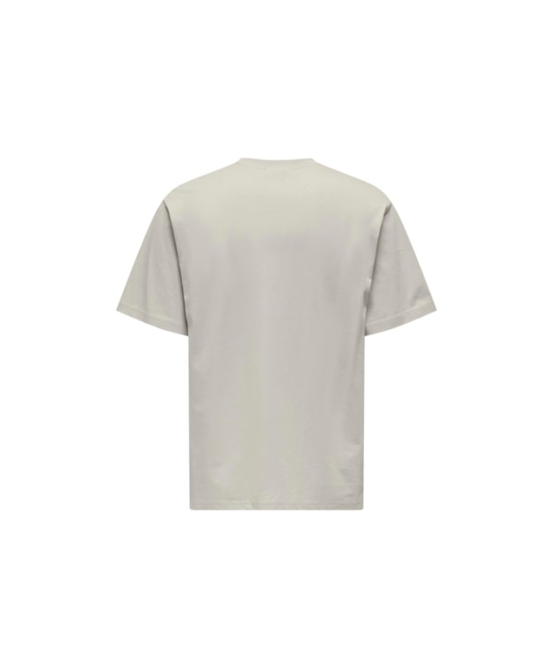 ONLY & SONS O-neck T-Shirt i Silver Lining til herre – Outlet billede 3