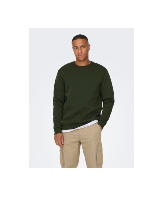 ONLY & SONS Crew Neck Sweatshirt i Rosin til herre billede 2