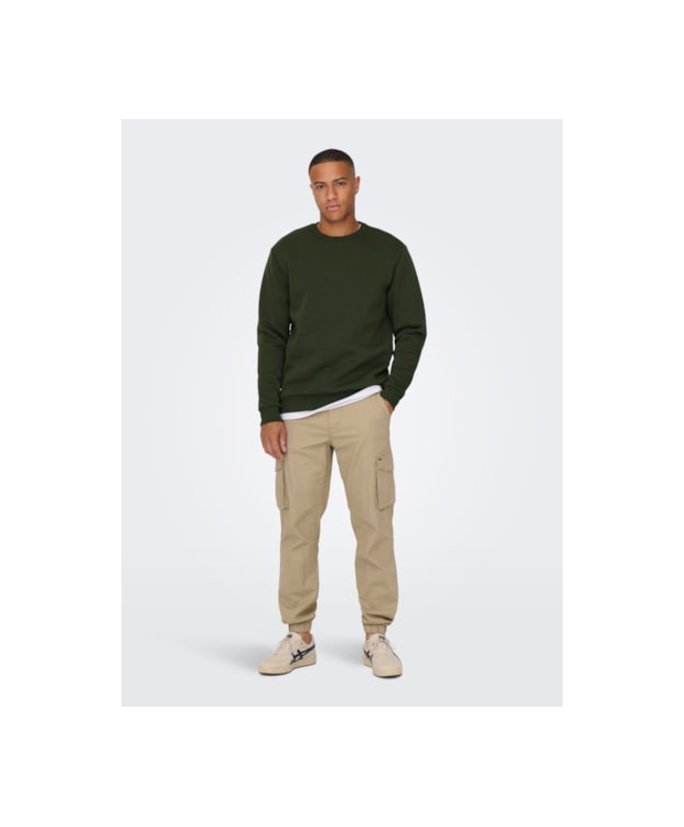 ONLY & SONS Crew Neck Sweatshirt i Rosin til herre billede 4