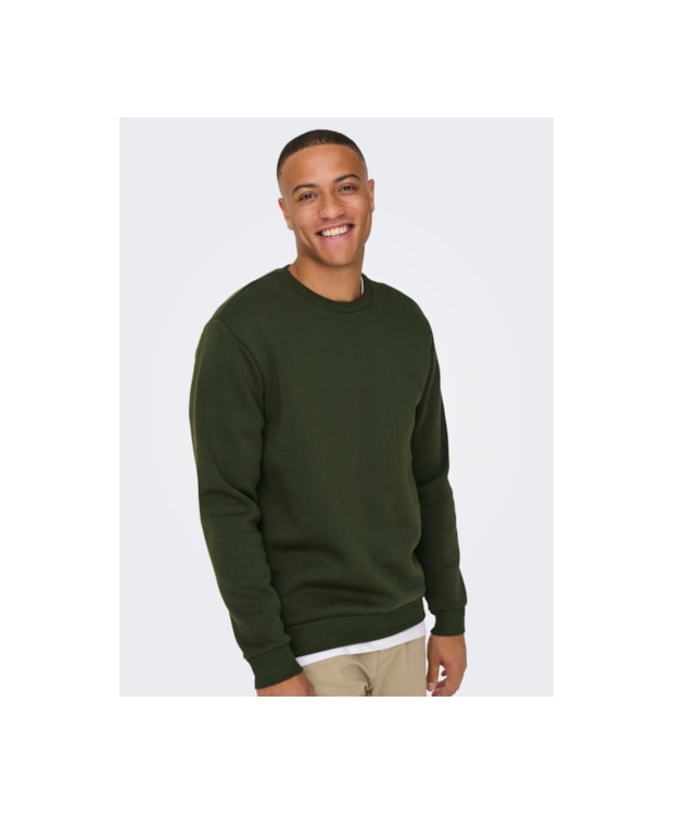 ONLY & SONS Crew Neck Sweatshirt i Rosin til herre billede 5