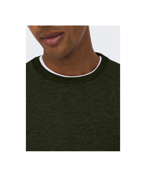 ONLY & SONS Crew Neck Sweatshirt i Rosin til herre billede 6