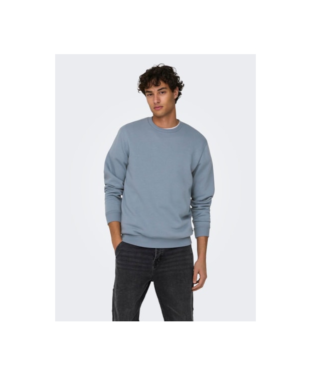 ONLY & SONS Crew Neck Sweatshirt i Flint Stone til herre billede 2