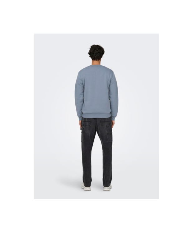 ONLY & SONS Crew Neck Sweatshirt i Flint Stone til herre billede 4